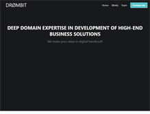 Tablet Screenshot of drombit.com